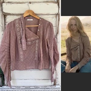 Early Doen Remy Top in Macaroon Size Medium